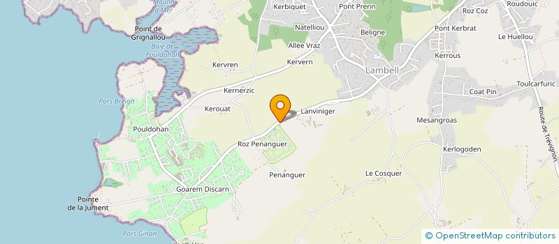 localisation de l'entreprise SCI QUEMERE  TREGUNC