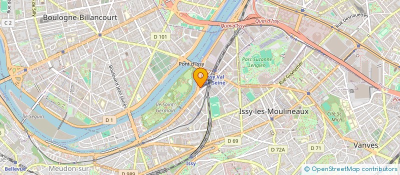 localisation de l'entreprise SCI QUEMIN ANDRE à ISSY-LES-MOULINEAUX