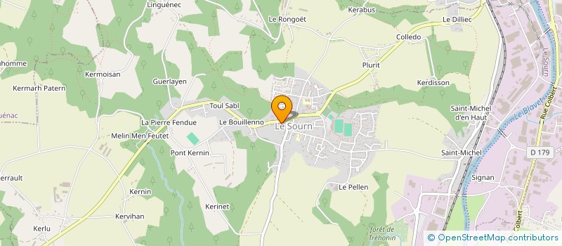 localisation de l'entreprise SCI QUENAGA  LE SOURN