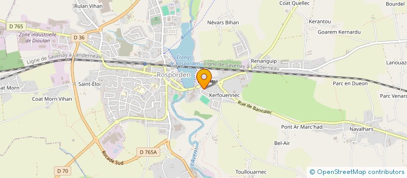 localisation de l'entreprise SCI QUENBRENSHASH  ROSPORDEN