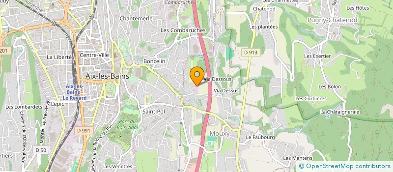 localisation de l'entreprise SCI QUENDEL  MOUXY