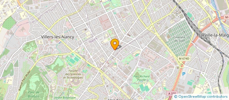 localisation de l'entreprise SCI QUENETTE-ZAJDMAN  NANCY