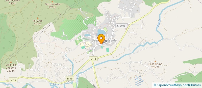 localisation de l'entreprise SCI QUENIN  BESSE-SUR-ISSOLE