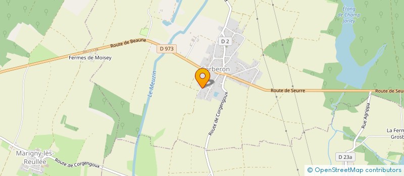 localisation de l'entreprise SCI QUENIN ET MOATTI  CORBERON