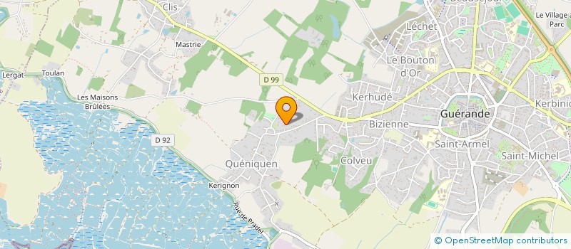 localisation de l'entreprise SCI QUENIQUEN  GUERANDE