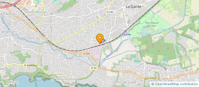 localisation de l'entreprise SCI QUENLI  LA GARDE