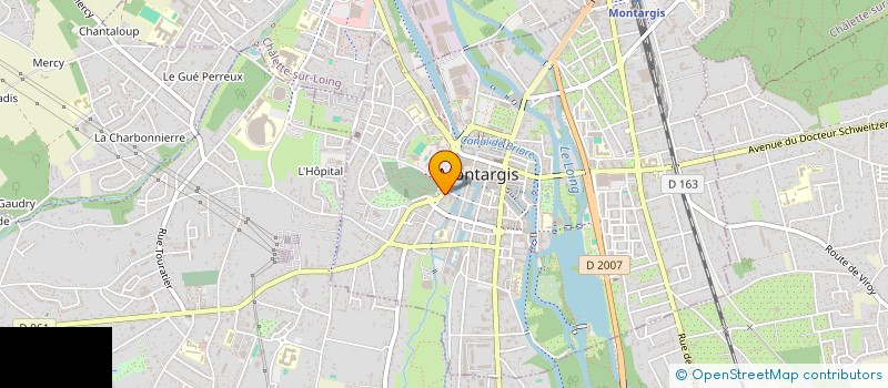 localisation de l'entreprise SCI QUENLOUPCLEM à MONTARGIS
