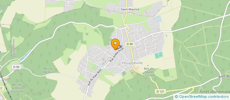 localisation de l'entreprise SCI QUENNEVILLE  HOUPPEVILLE