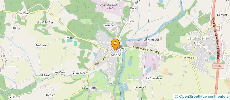 localisation de l'entreprise SCI QUENOT  VAL D'OUST