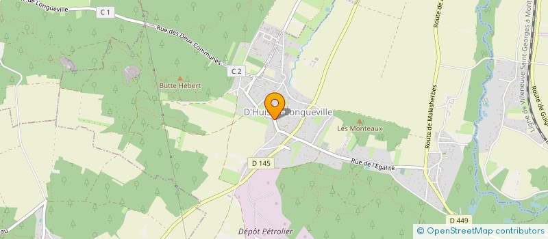 localisation de l'entreprise SCI QUENOTTES à D'HUISON-LONGUEVILLE