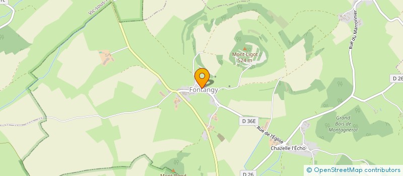 localisation de l'entreprise SCI QUENPICALO  FONTANGY