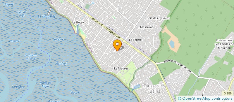 localisation de l'entreprise SCI QUENSO  ANDERNOS-LES-BAINS