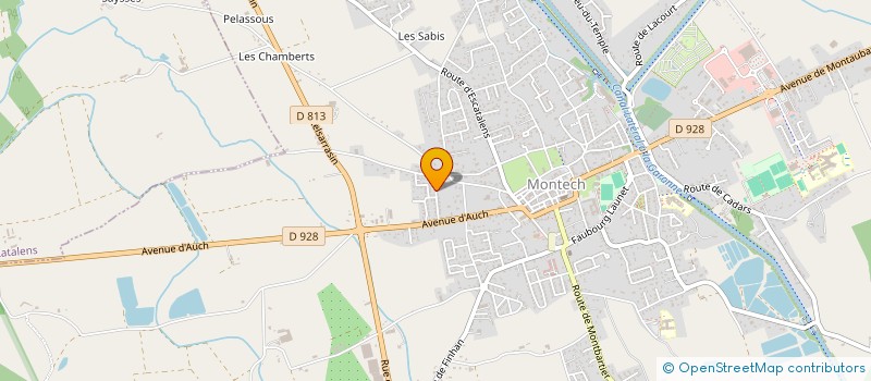 localisation de l'entreprise SCI QUENTHI  MONTECH