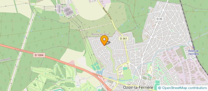 localisation de l'entreprise SCI QUENTHOM  OZOIR-LA-FERRIERE