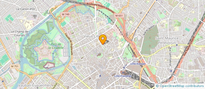 localisation de l'entreprise SCI QUENTIN à LILLE
