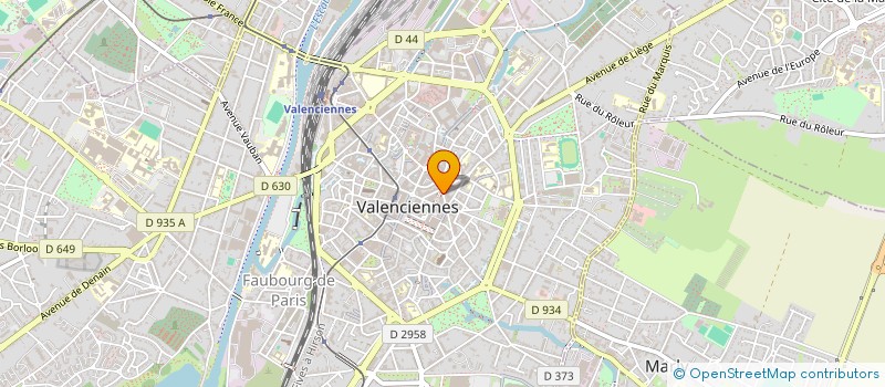 localisation de l'entreprise SCI QUENTIN  VALENCIENNES