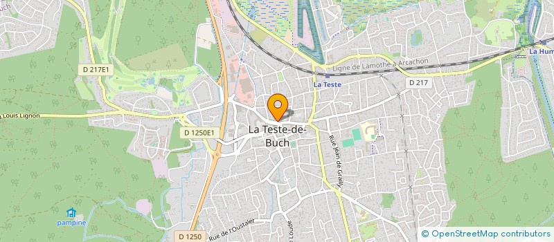 localisation de l'entreprise SCI QUENTIN à LA TESTE-DE-BUCH