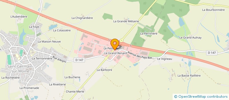 localisation de l'entreprise SCI QUENTIN à SEVREMOINE