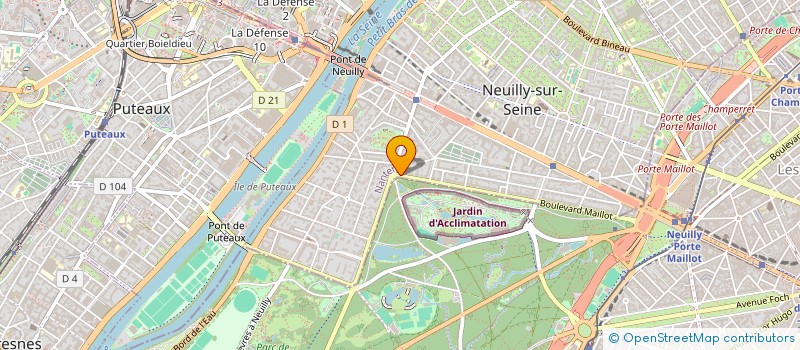 localisation de l'entreprise SCI QUENTIN à NEUILLY-SUR-SEINE