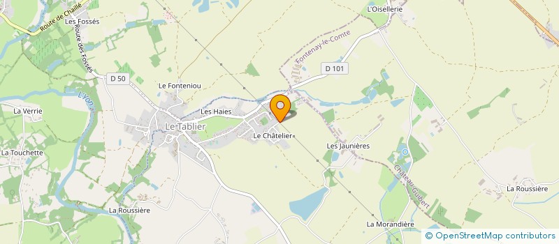 localisation de l'entreprise SCI QUENTIN à LE TABLIER