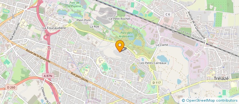 localisation de l'entreprise SCI QUENTIN  TRELAZE