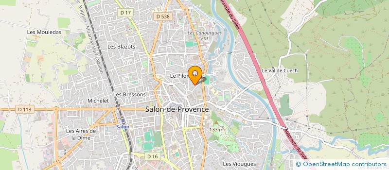 localisation de l'entreprise SCI QUENTIN  SALON-DE-PROVENCE