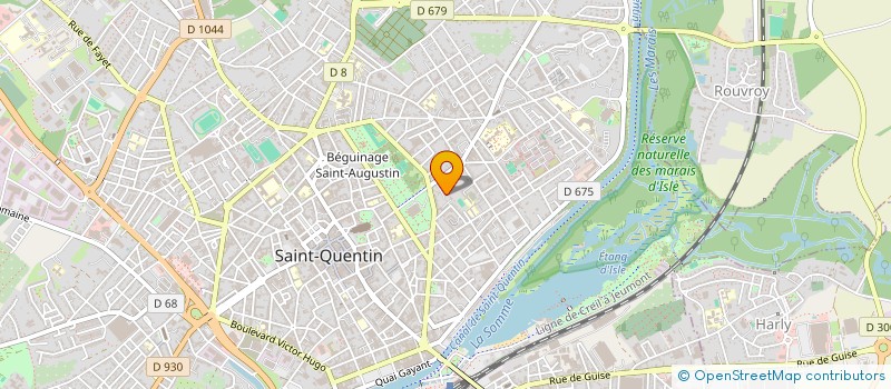 localisation de l'entreprise SCI QUENTIN à SAINT-QUENTIN