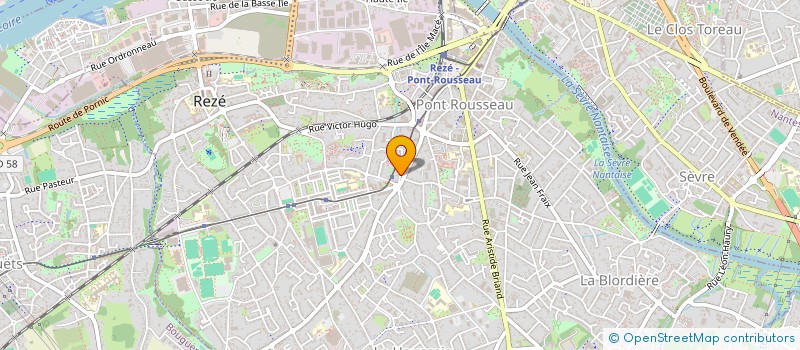 localisation de l'entreprise SCI QUENTIN BOUREL  REZE