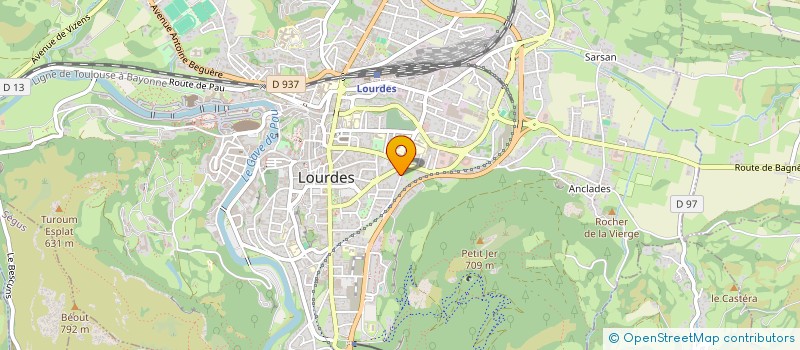 localisation de l'entreprise SCI QUENTOURNAT  LOURDES