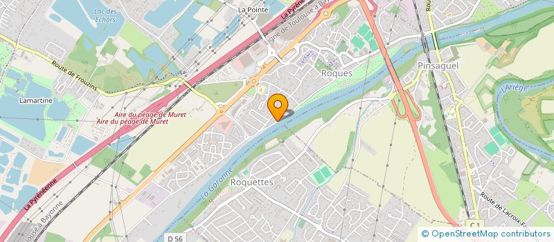 localisation de l'entreprise SCI QUENTRIS  ROQUES