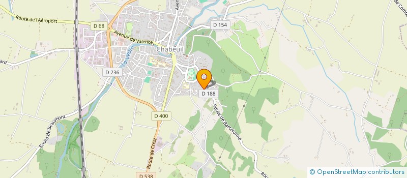 localisation de l'entreprise SCI QUENZAU à CHABEUIL