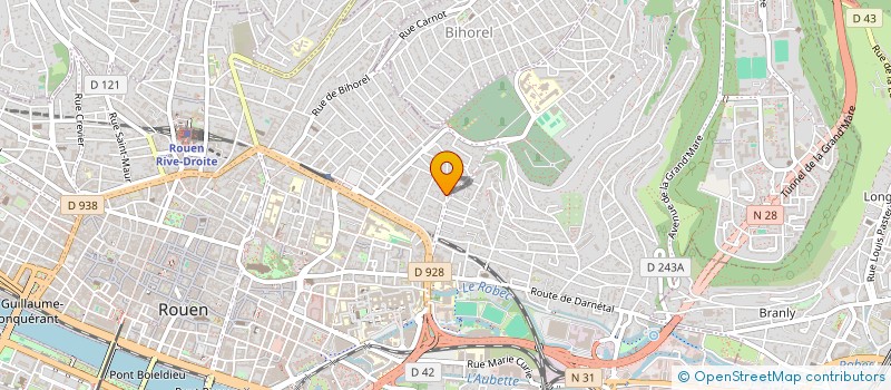 localisation de l'entreprise SCI QUERCIA à ROUEN