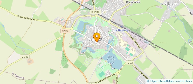 localisation de l'entreprise SCI QUERCITAINE à LE QUESNOY