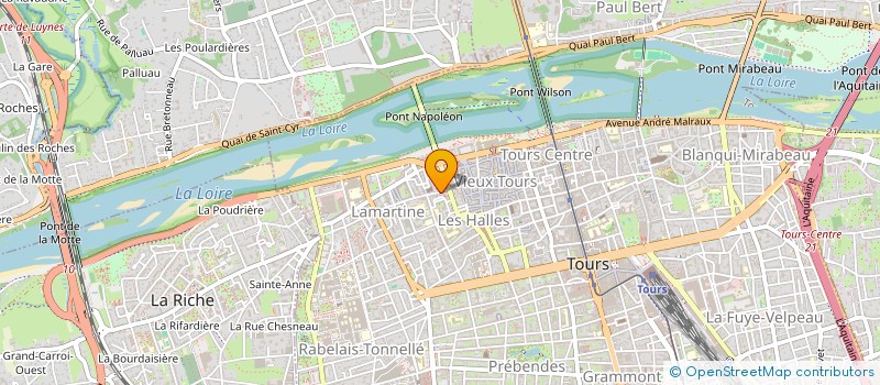 localisation de l'entreprise SCI QUERCUS  TOURS