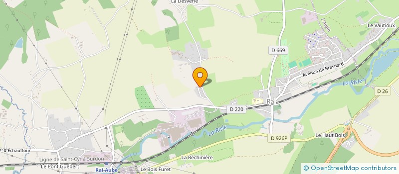localisation de l'entreprise SCI QUERCUS à RAI