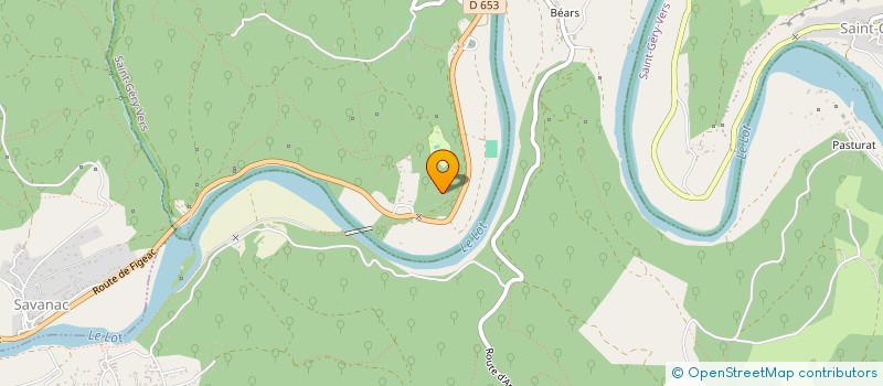 localisation de l'entreprise SCI QUERCUS  SAINT GERY-VERS