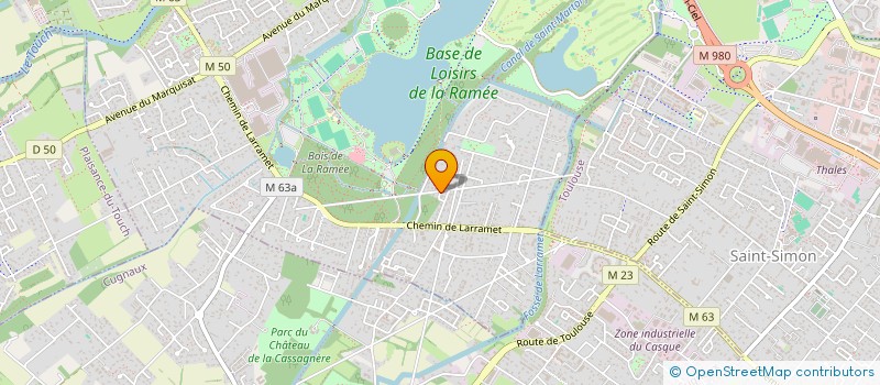 localisation de l'entreprise SCI QUERCUS  BIZANOS