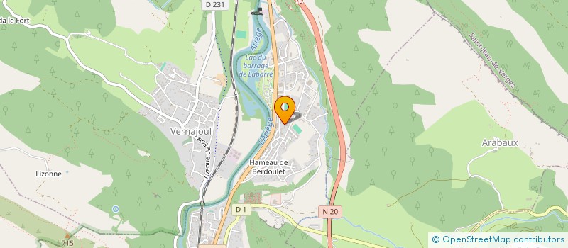 localisation de l'entreprise SCI QUERCY D'OC à FOIX