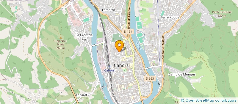 localisation de l'entreprise SCI QUERCY MEDITERRANEE  CAHORS