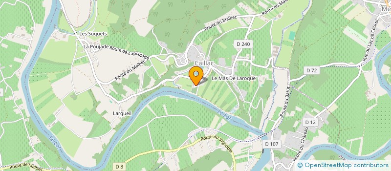 localisation de l'entreprise SCI QUERCY ROUERGUE à PARNAC