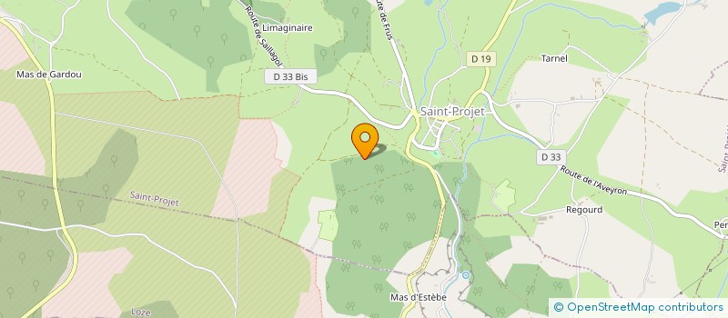 localisation de l'entreprise SCI QUERCYNOISE  SAINT-PROJET