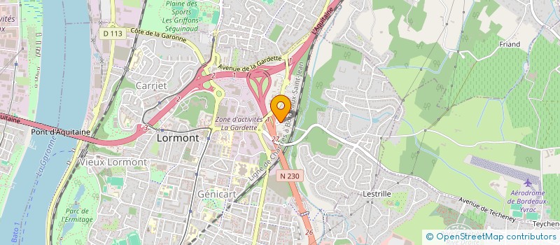 localisation de l'entreprise SCI QUERION  LORMONT