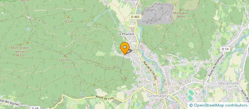 localisation de l'entreprise SCI QUERTY à LEPUIX