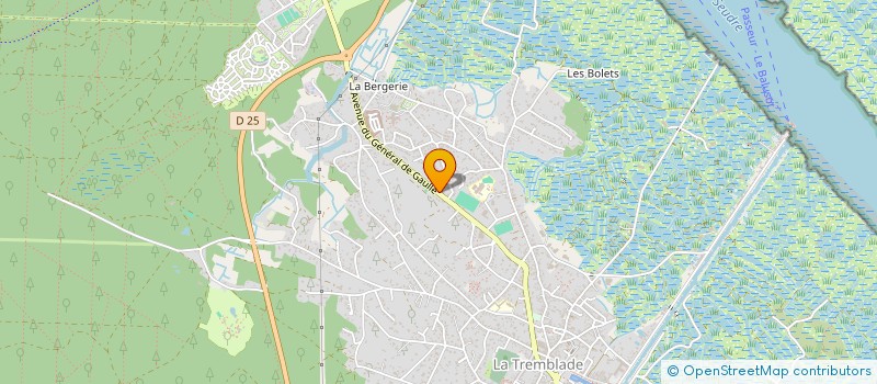 localisation de l'entreprise SCI QUERY  LA TREMBLADE