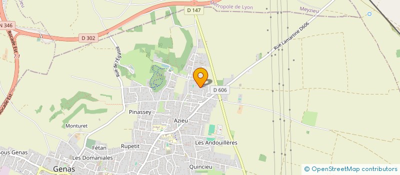 localisation de l'entreprise SCI QUESADA  GENAS