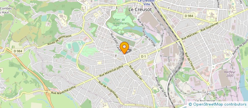localisation de l'entreprise SCI QUESADA à LE CREUSOT