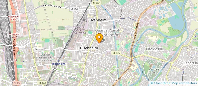 localisation de l'entreprise SCI QUESADA  BISCHHEIM