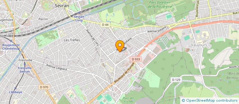 localisation de l'entreprise SCI QUESNAY à LIVRY-GARGAN