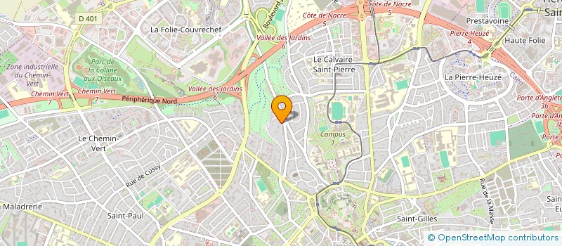 localisation de l'entreprise SCI QUESNEL à CAEN