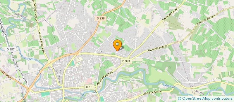 localisation de l'entreprise SCI QUESNEVERNE  CARPENTRAS